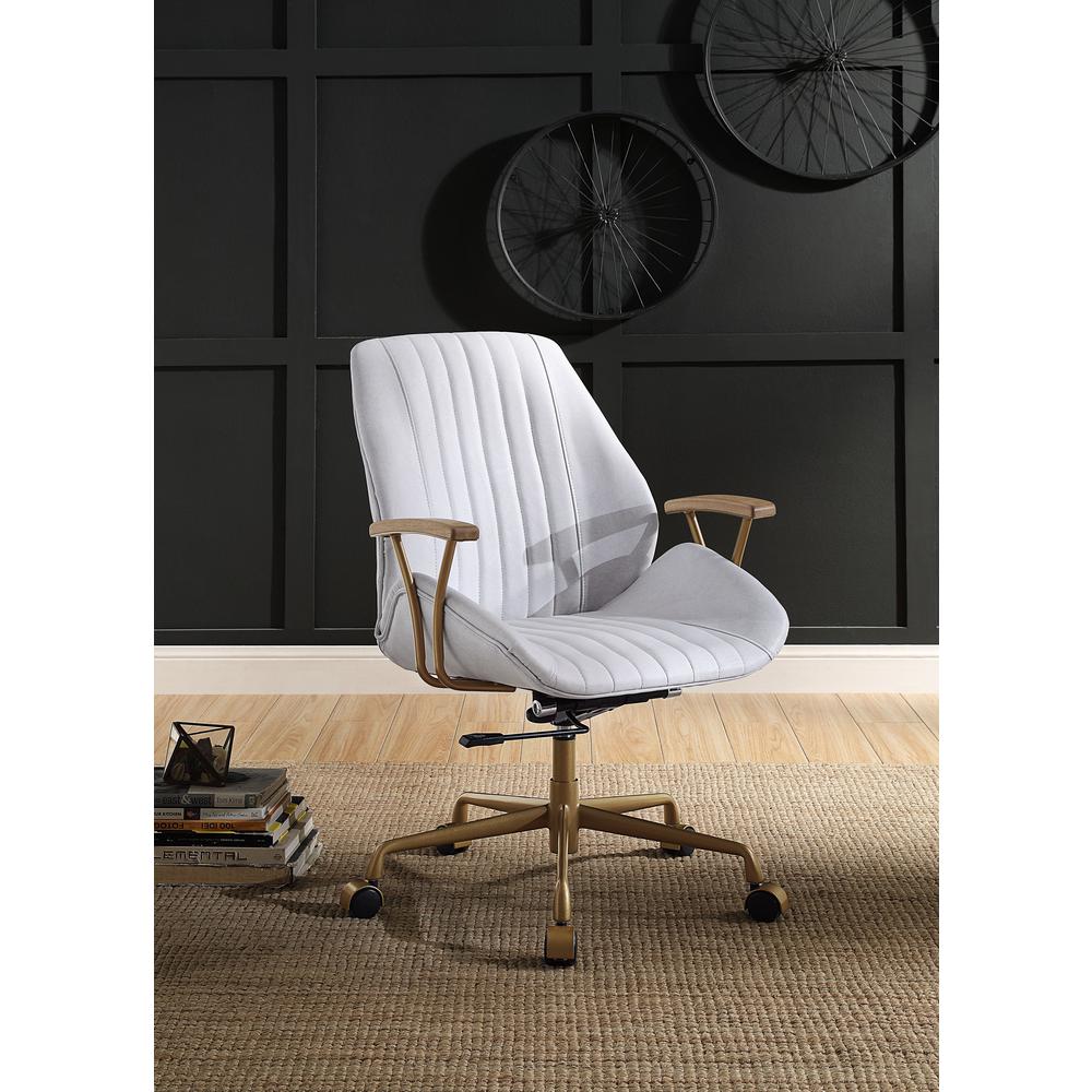 Argrio Office Chair, Vintage White Finish (93241). Picture 9