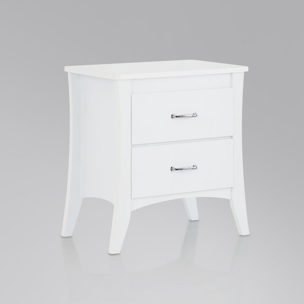 Babb Night Table, White. Picture 1