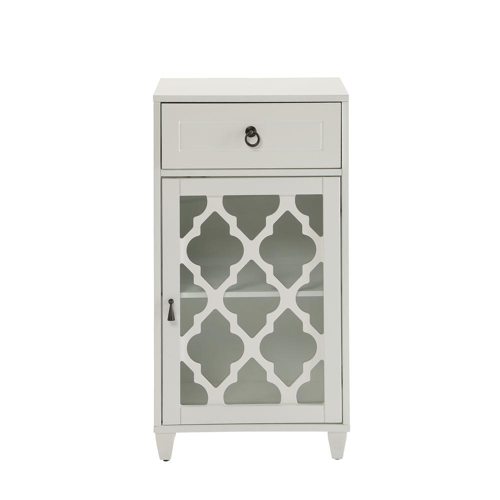 Ceara Side Table, White. Picture 3