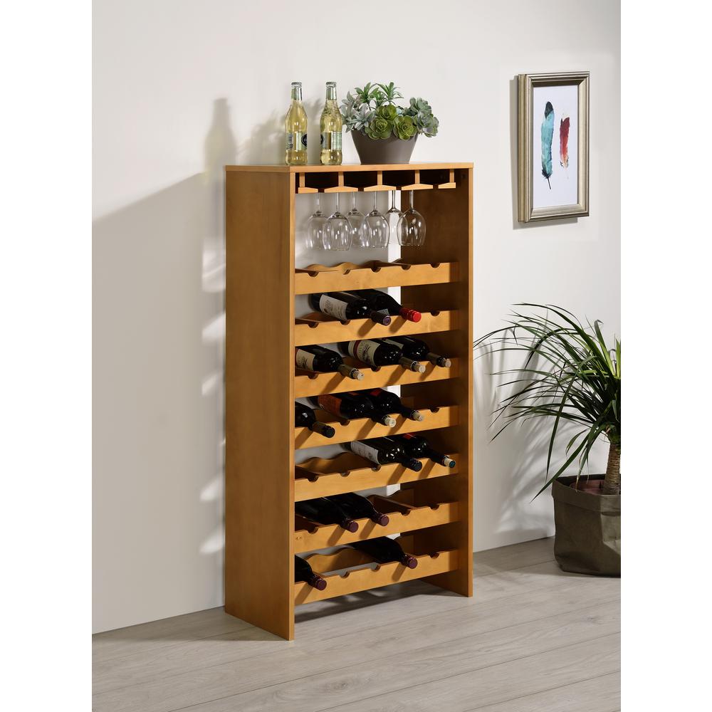 Wine Cabinet, Oak Finish 97838. Picture 1