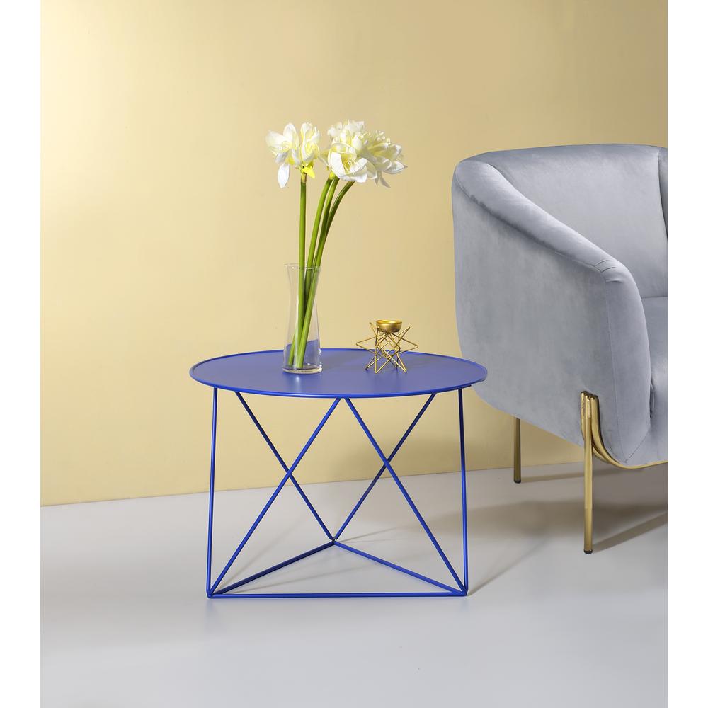 Accent Table, Blue Finish 97840. Picture 2