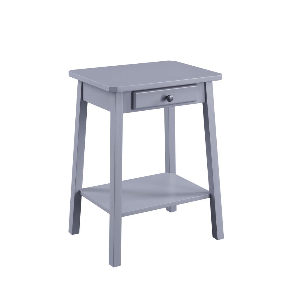Accent Table, Gray Finish 97860. Picture 1