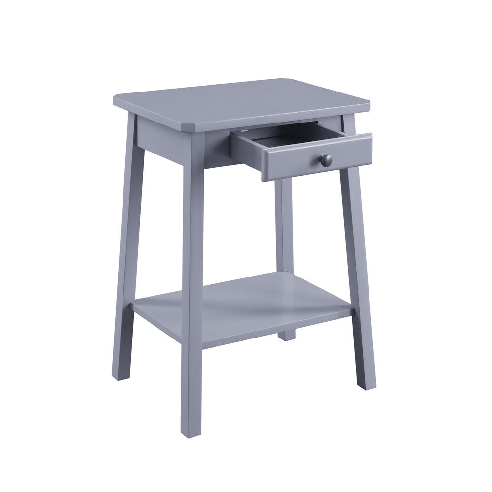 Accent Table, Gray Finish 97860. Picture 2