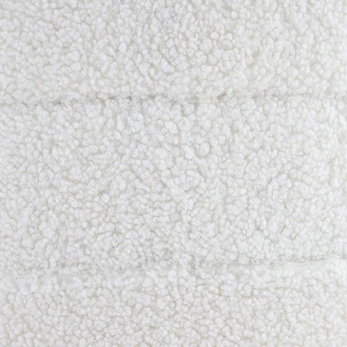 Connock White Teddy Sherpa Accent Chair. Picture 6