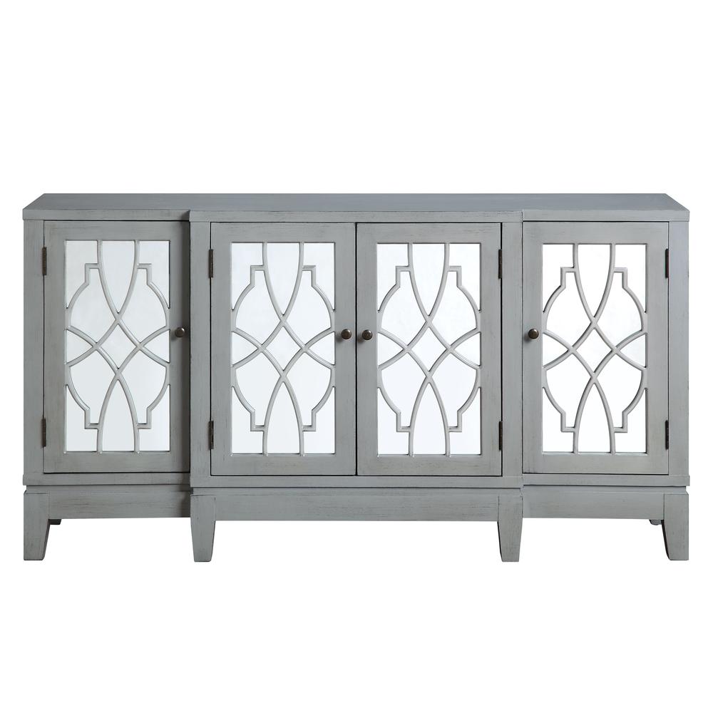 Magdi Console Table, Antique Gray Finish (AC00196). Picture 2