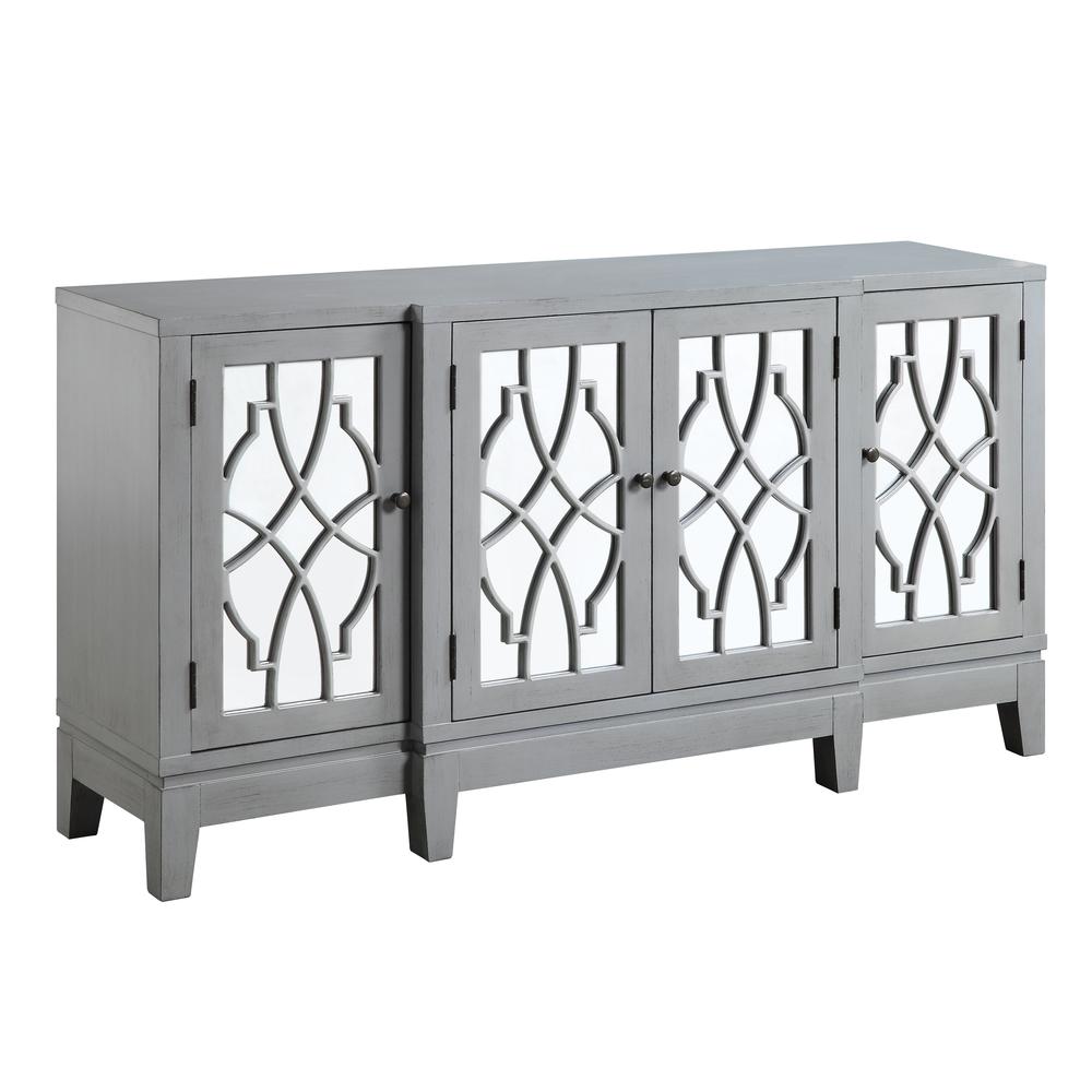Magdi Console Table, Antique Gray Finish (AC00196). Picture 5