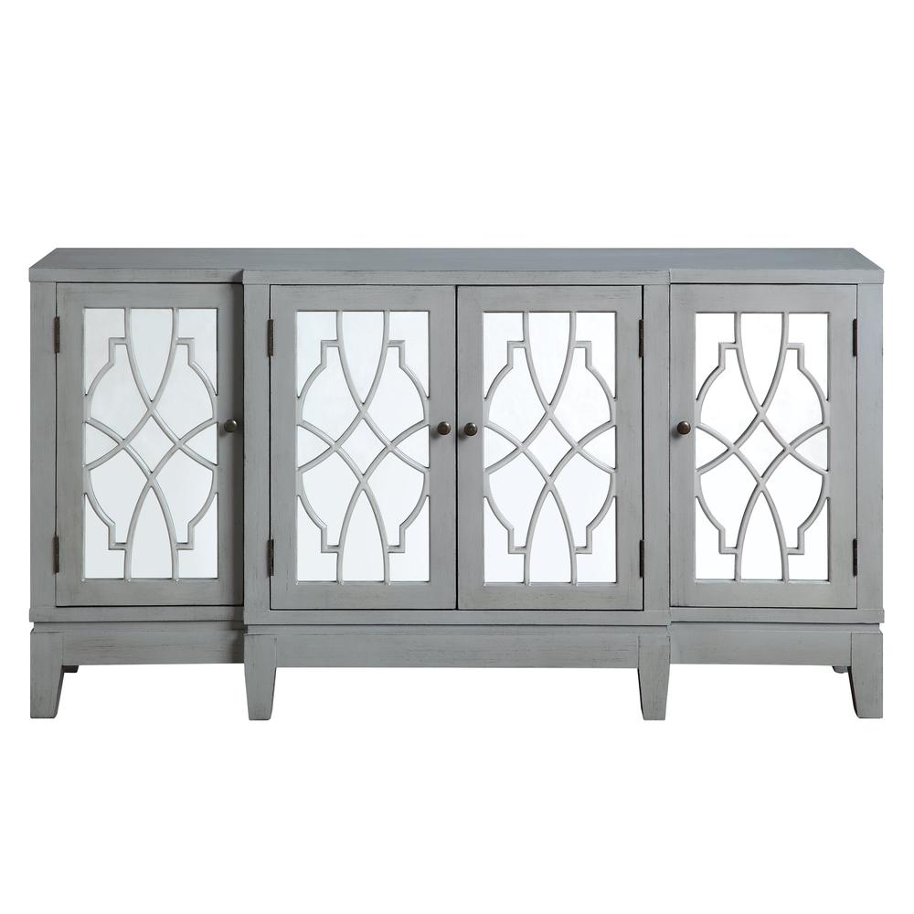 Magdi Console Table, Antique Gray Finish (AC00196). Picture 6