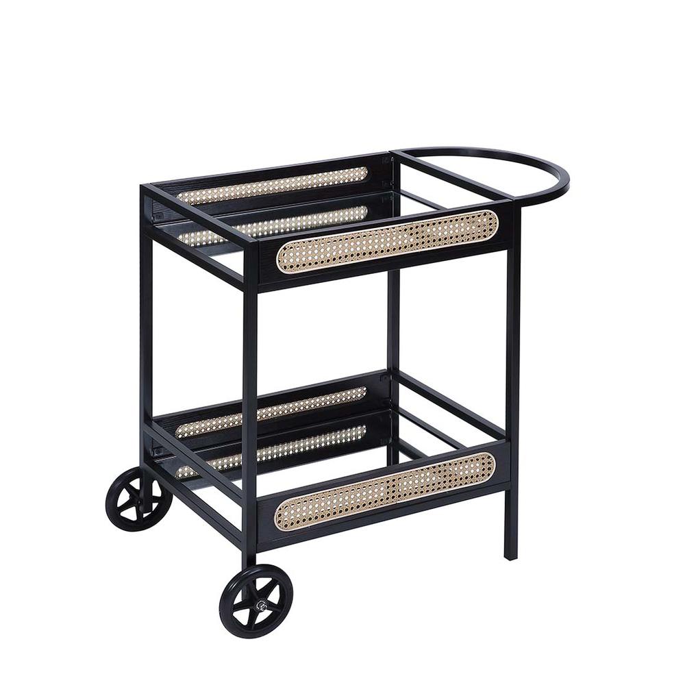 Colson Black Finish  Serving Cart. Picture 2