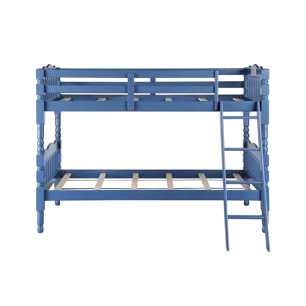 Homestead Dark Blue Finish Twin/Twin Bunk Bed. Picture 2