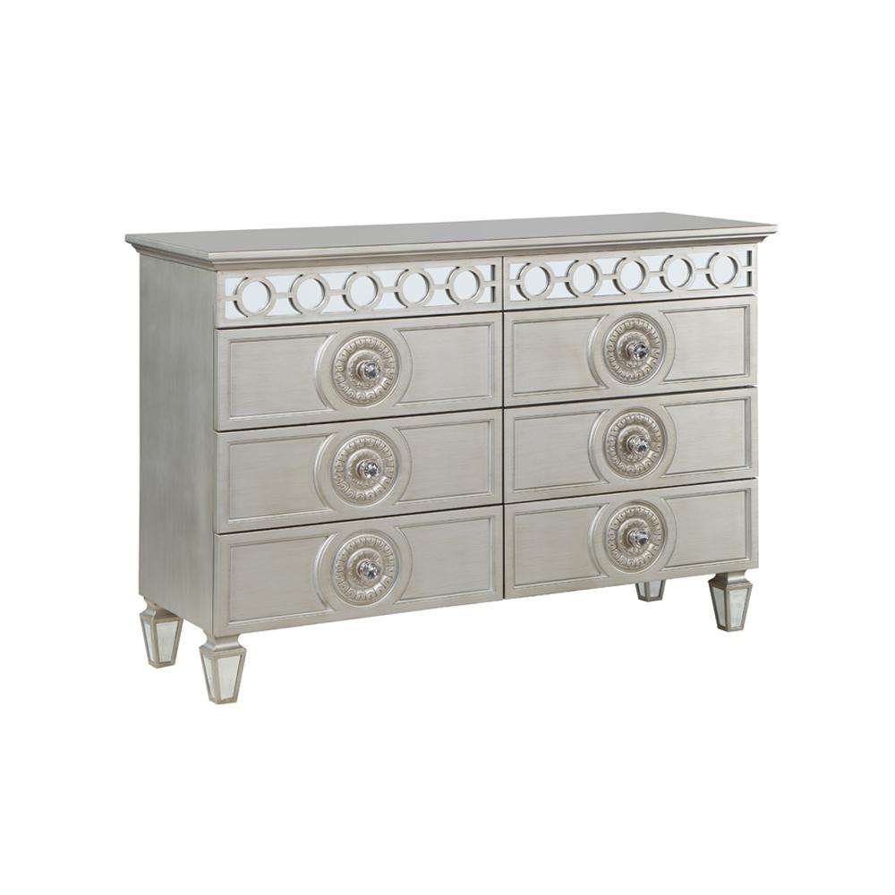 Varian Silver & Mirrored Finish Dresser. Picture 2