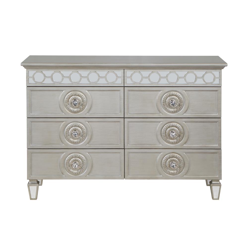 Varian Silver & Mirrored Finish Dresser. Picture 3