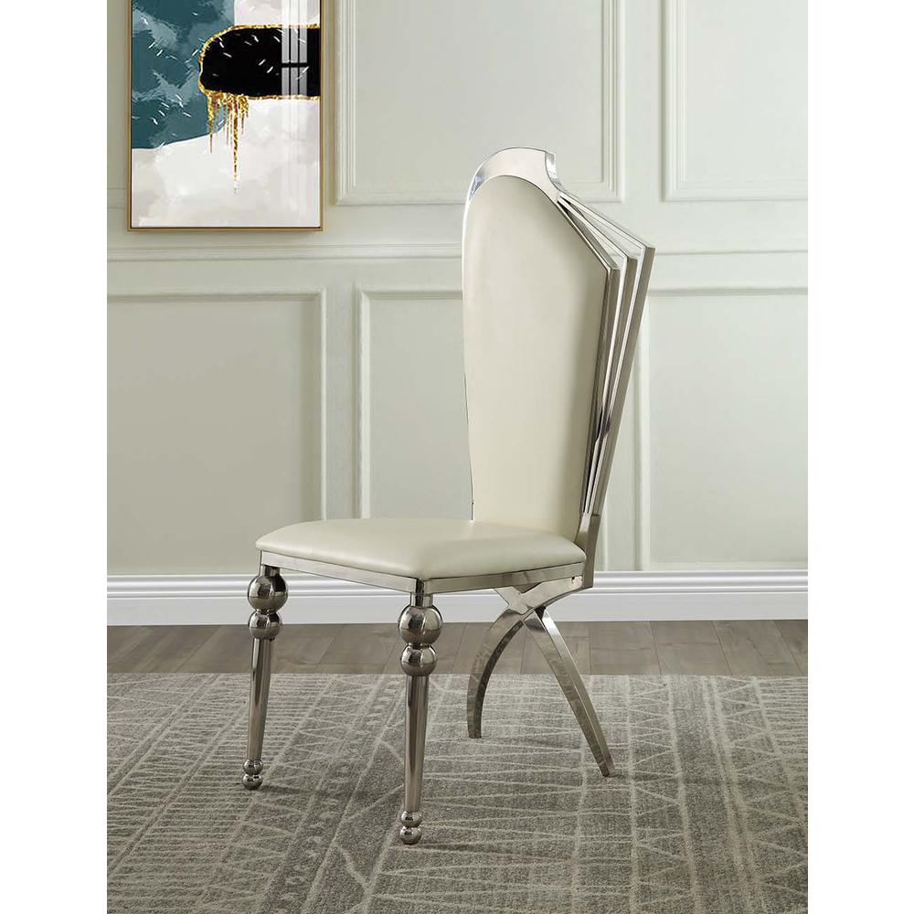 Cyrene Beige  Side Chair (Set-2). Picture 1