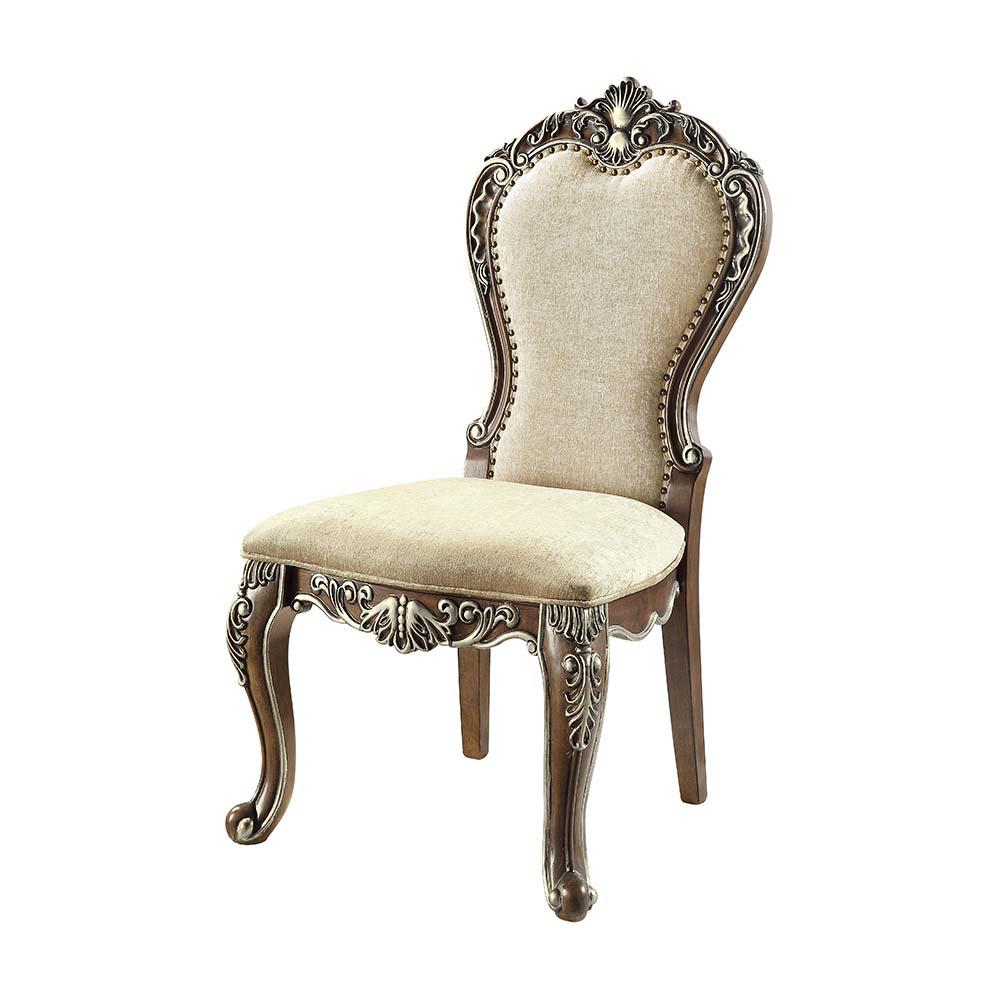 Latisha Antique Oak Finish Side Chair(Set-2). Picture 1