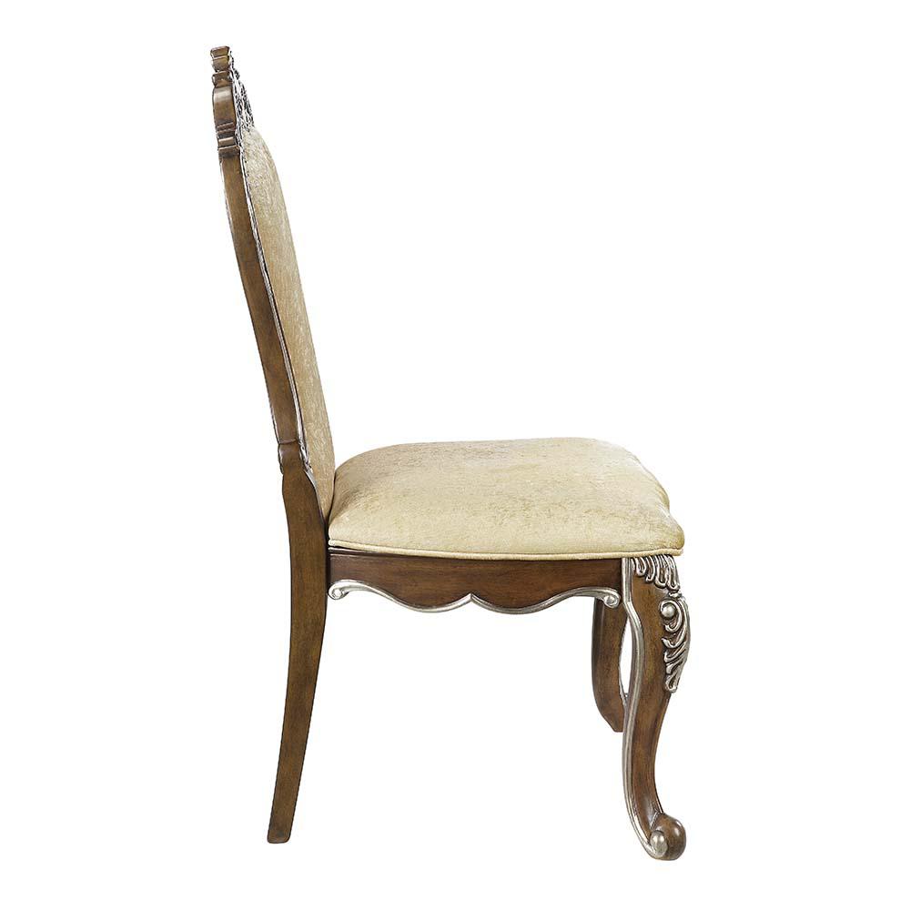 Latisha Antique Oak Finish Side Chair(Set-2). Picture 3