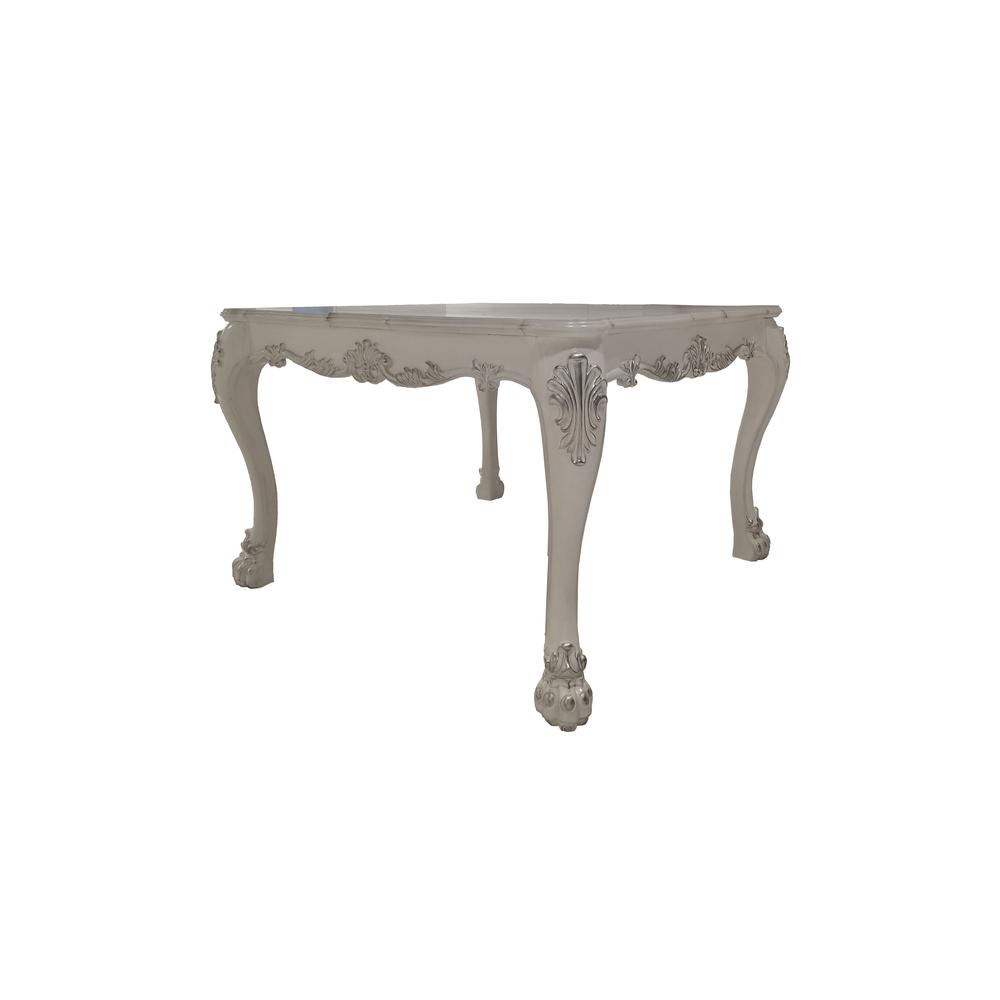 Dresden  Counter Height Table in Bone White Finish. Picture 1