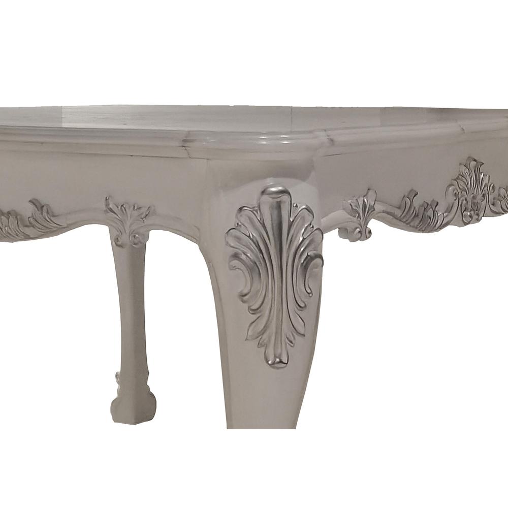 Dresden  Counter Height Table in Bone White Finish. Picture 4