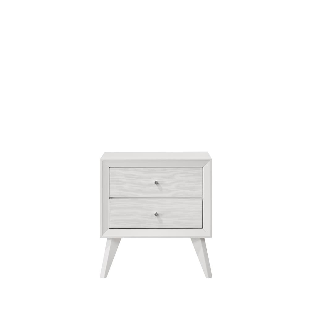 Cerys White Finish Nightstand. Picture 2