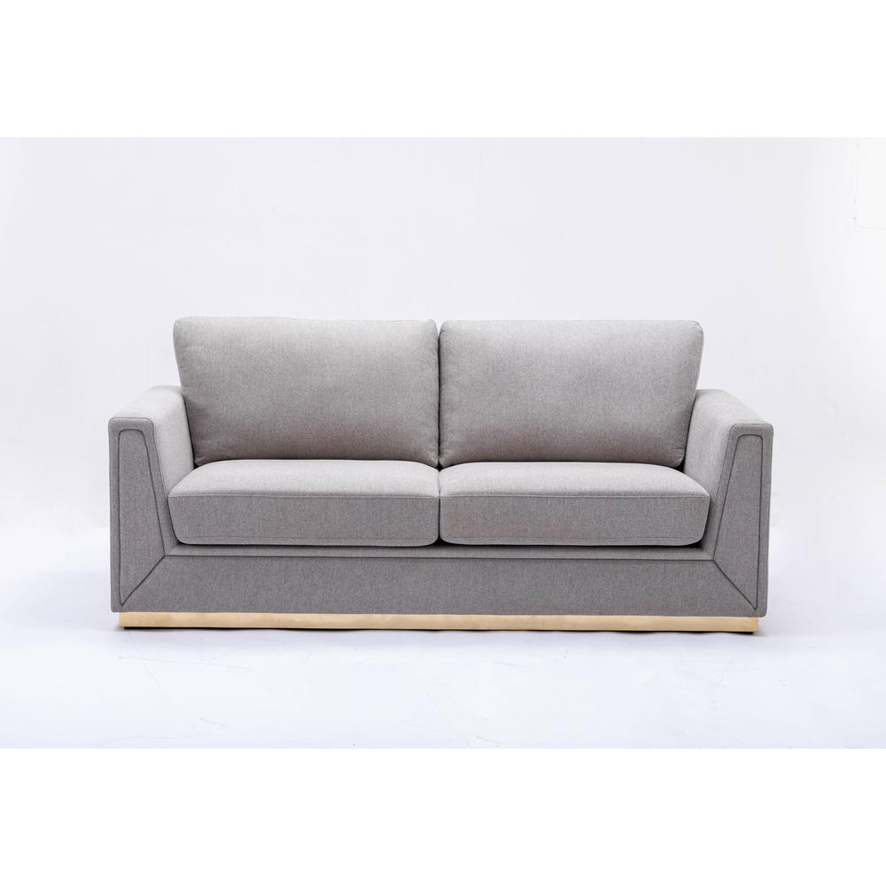 Valin Sofa, Gray Linen. Picture 1