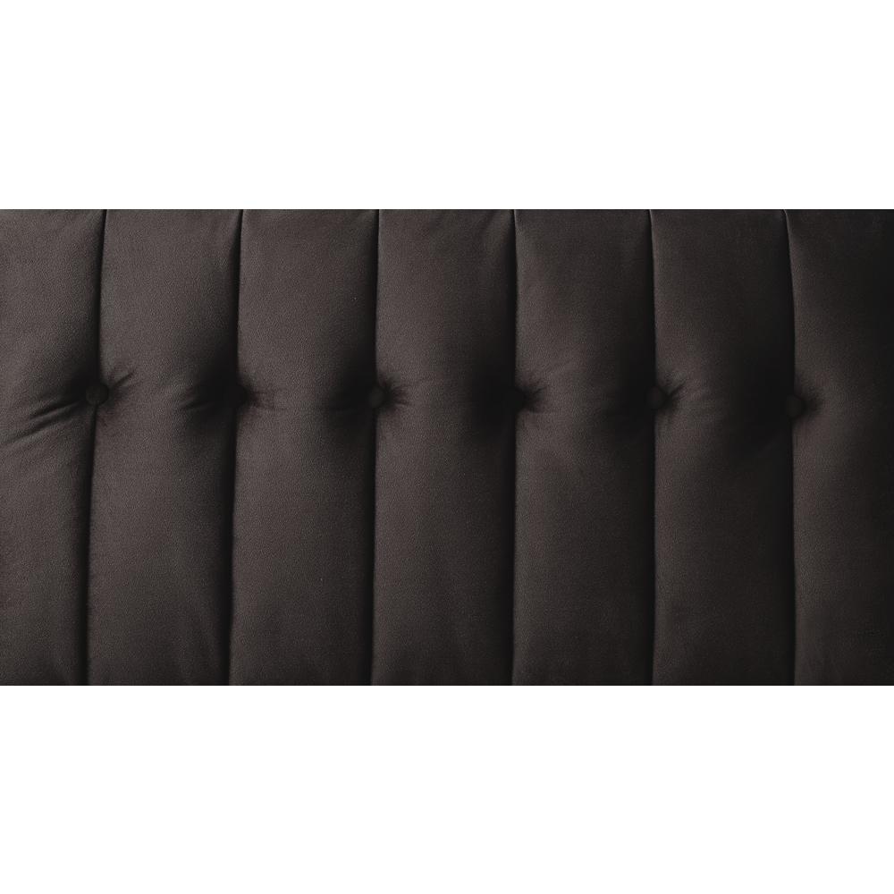 Qinven Adjustable Sofa , Dark Brown Velvet (LV00086). Picture 5