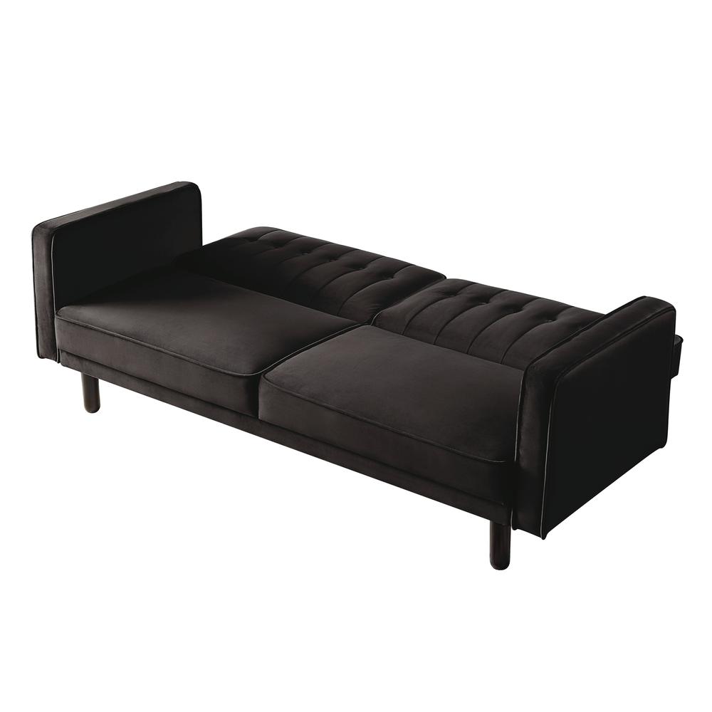 Qinven Adjustable Sofa , Dark Brown Velvet (LV00086). Picture 6