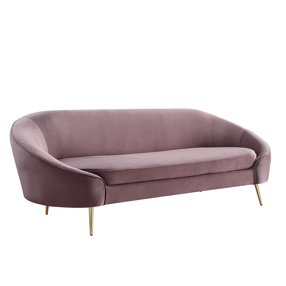 Abey Sofa, Pink Velvet (LV00205). Picture 3