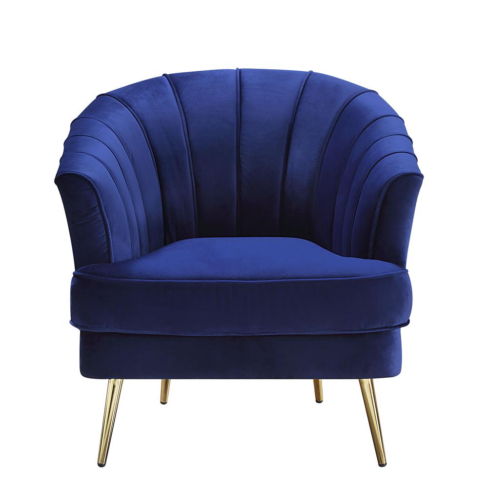 Eivor Chair, Blue Velvet (LV00211). Picture 4