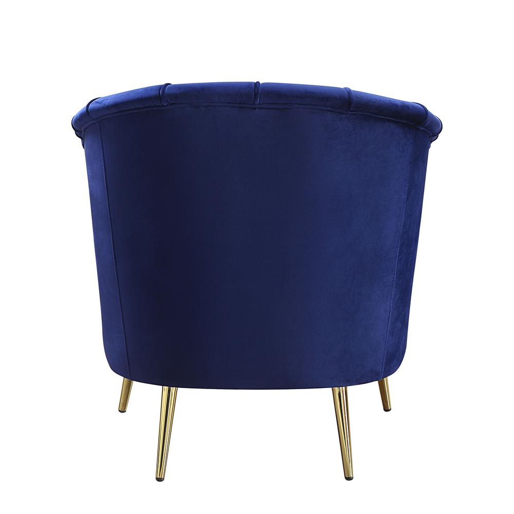 Eivor Chair, Blue Velvet (LV00211). Picture 6