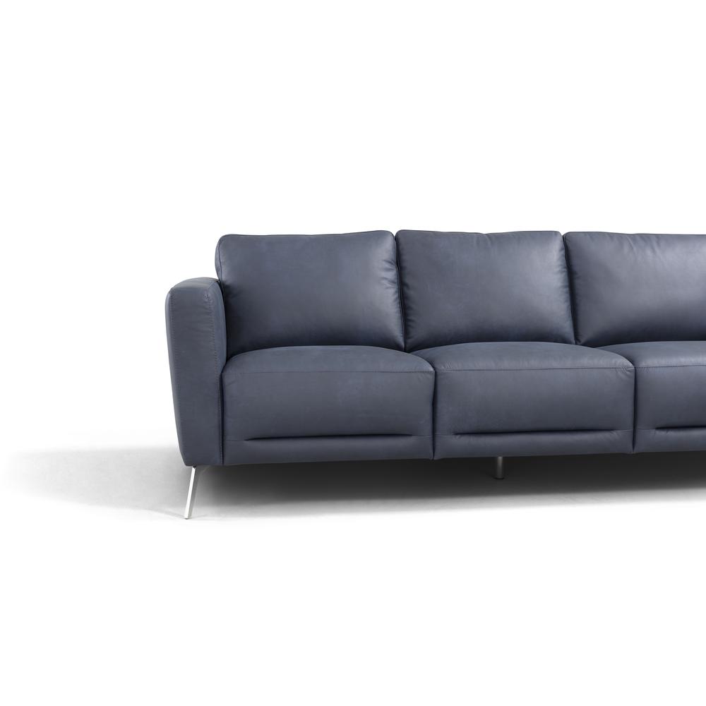 Astonic Sofa , Blue Leather (LV00212). Picture 12