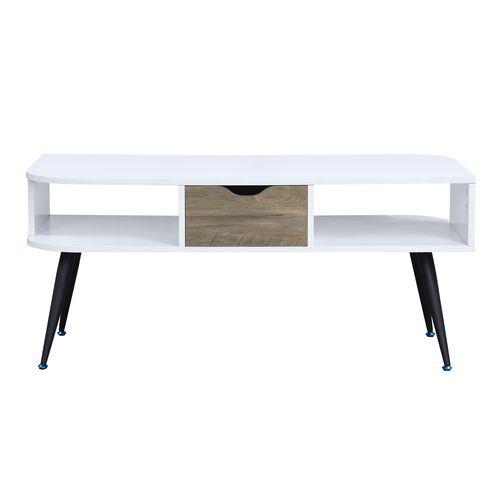 Halima White & Black Finish Coffee Table. Picture 3