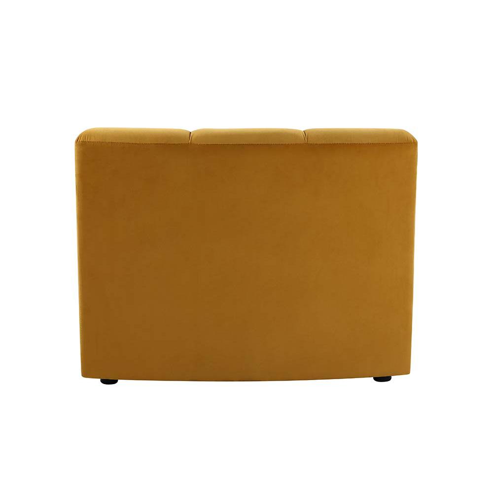 Felicia Yellow Velvet Modular Chair. Picture 5