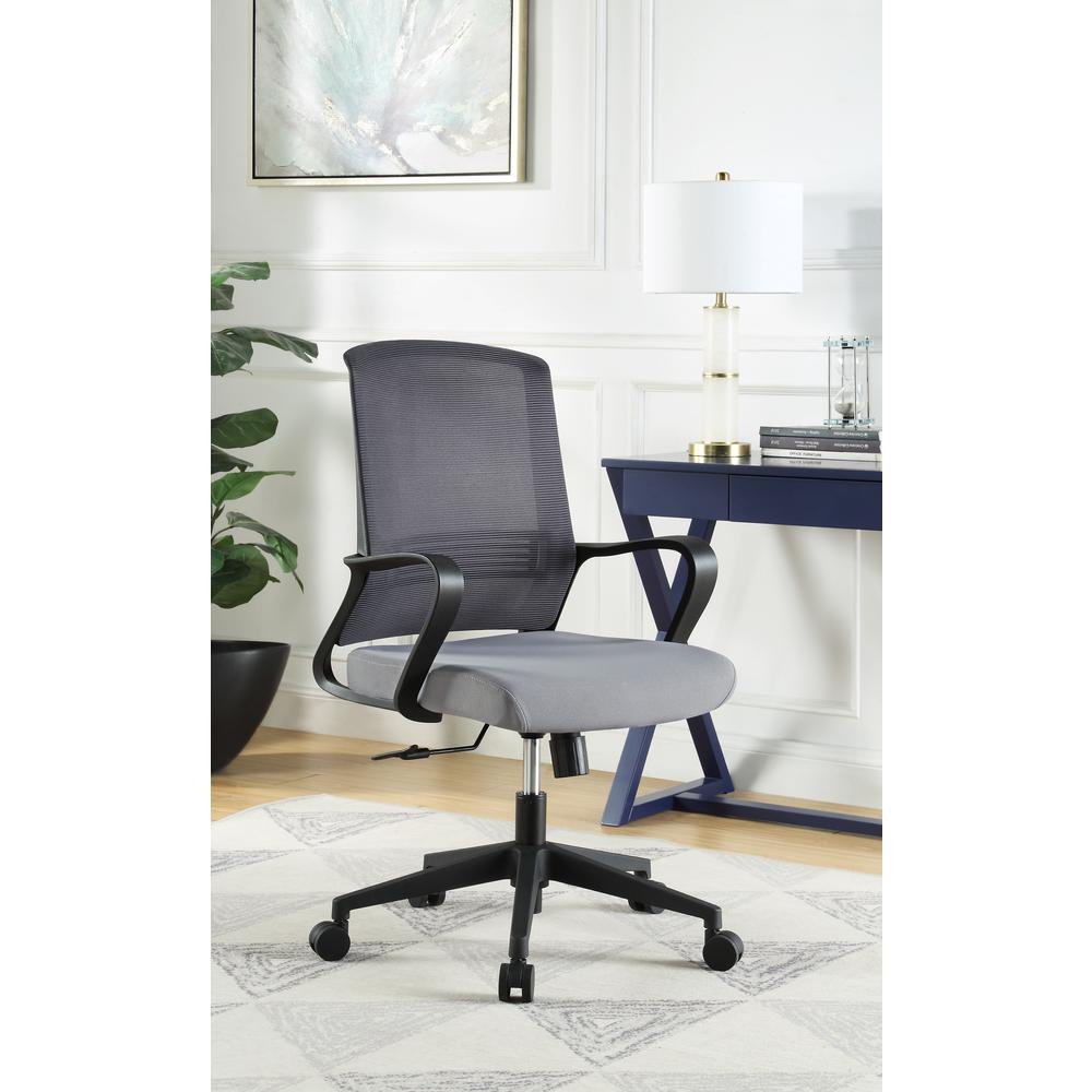 ACME Tanko Office Chair, Gray Fabric. The main picture.