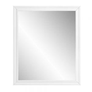 ACME Gaines Mirror, White High Gloss Finish. Picture 1