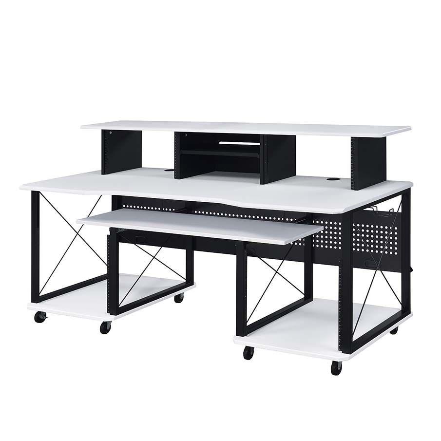 ACME Megara Music Desk, White & Black Finish. Picture 1