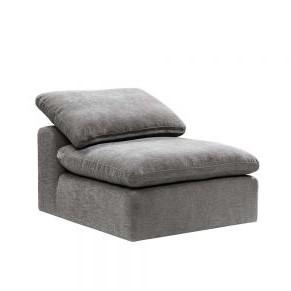 ACME Naveen Modular - Armless Chair, Gray Linen. Picture 1