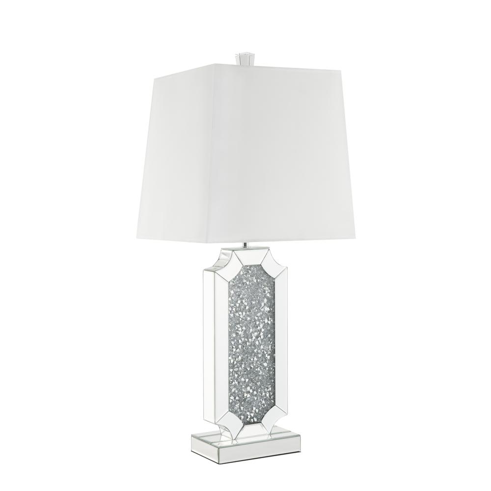 Noralie Table Lamp, Mirrored & Faux Diamonds. Picture 1