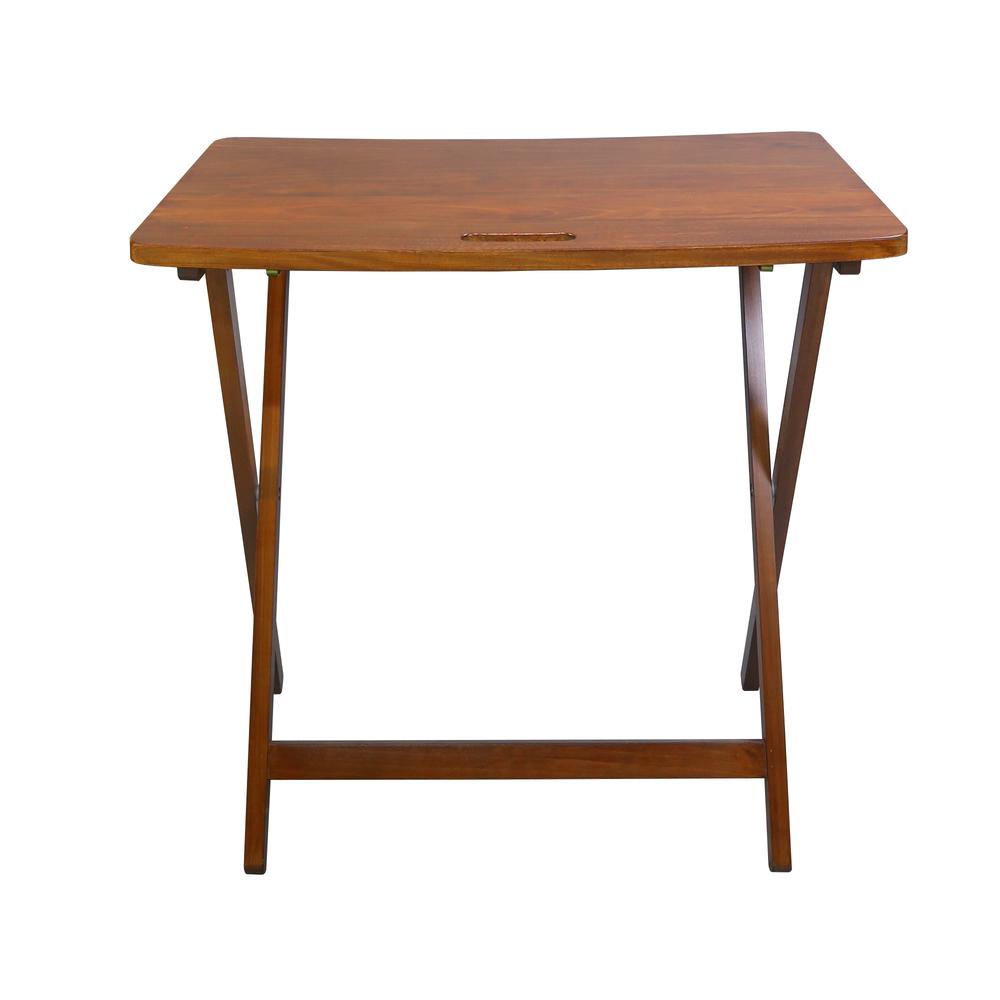 Arizona Folding Table with Solid American Gum - Sweet Oak. Picture 4