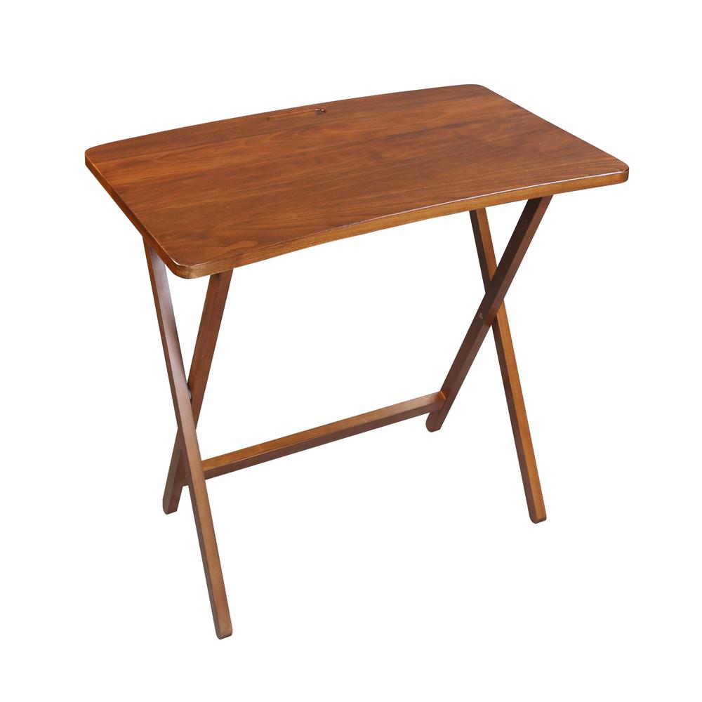 Arizona Folding Table with Solid American Gum - Sweet Oak. Picture 5