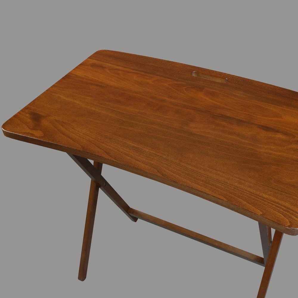 Arizona Folding Table with Solid American Gum - Sweet Oak. Picture 9