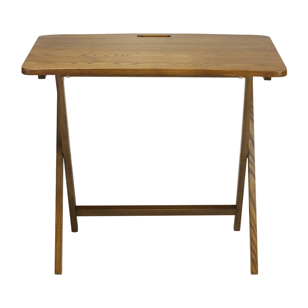 American Trails Arizona Folding Table with Solid American Red Oak. Picture 1