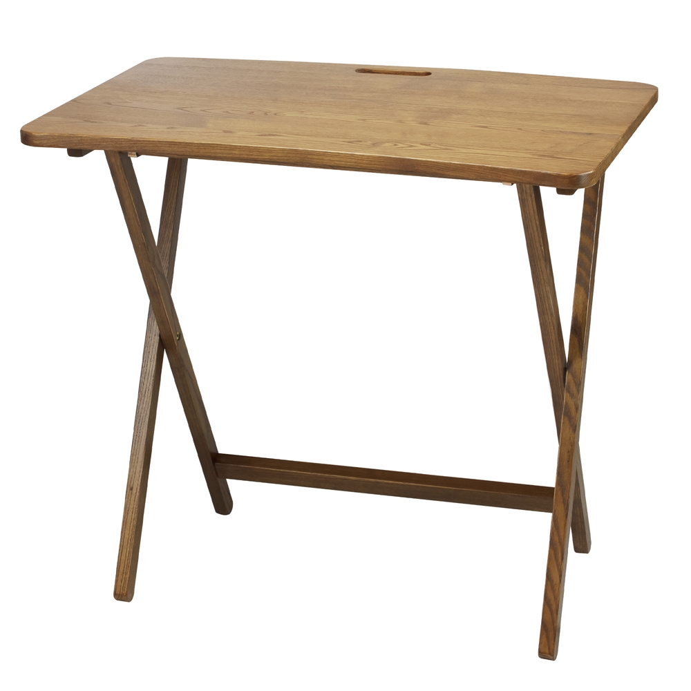 American Trails Arizona Folding Table with Solid American Red Oak. Picture 2