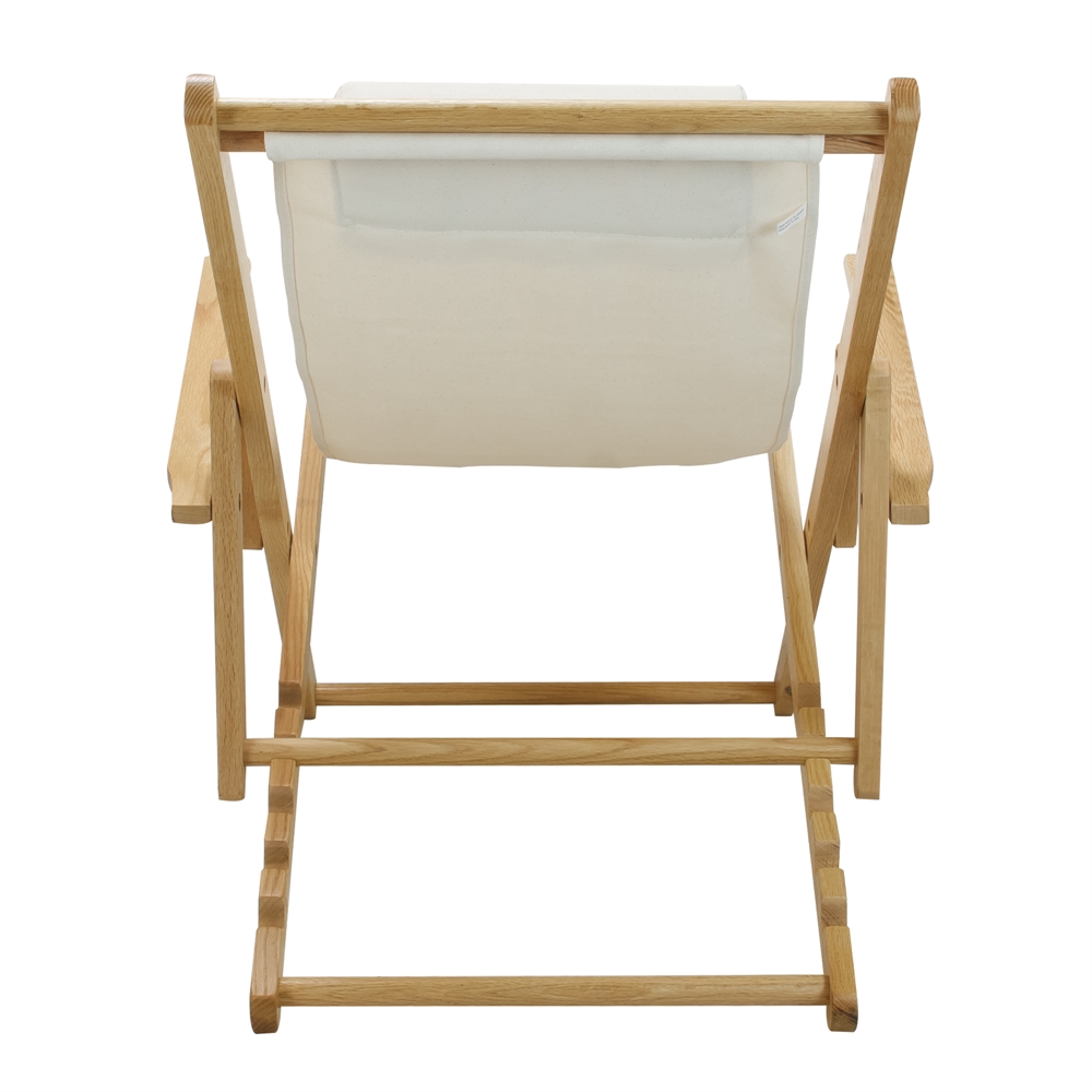 Sling Chair Natural Frame-Natural/Wheat Canvas. Picture 3
