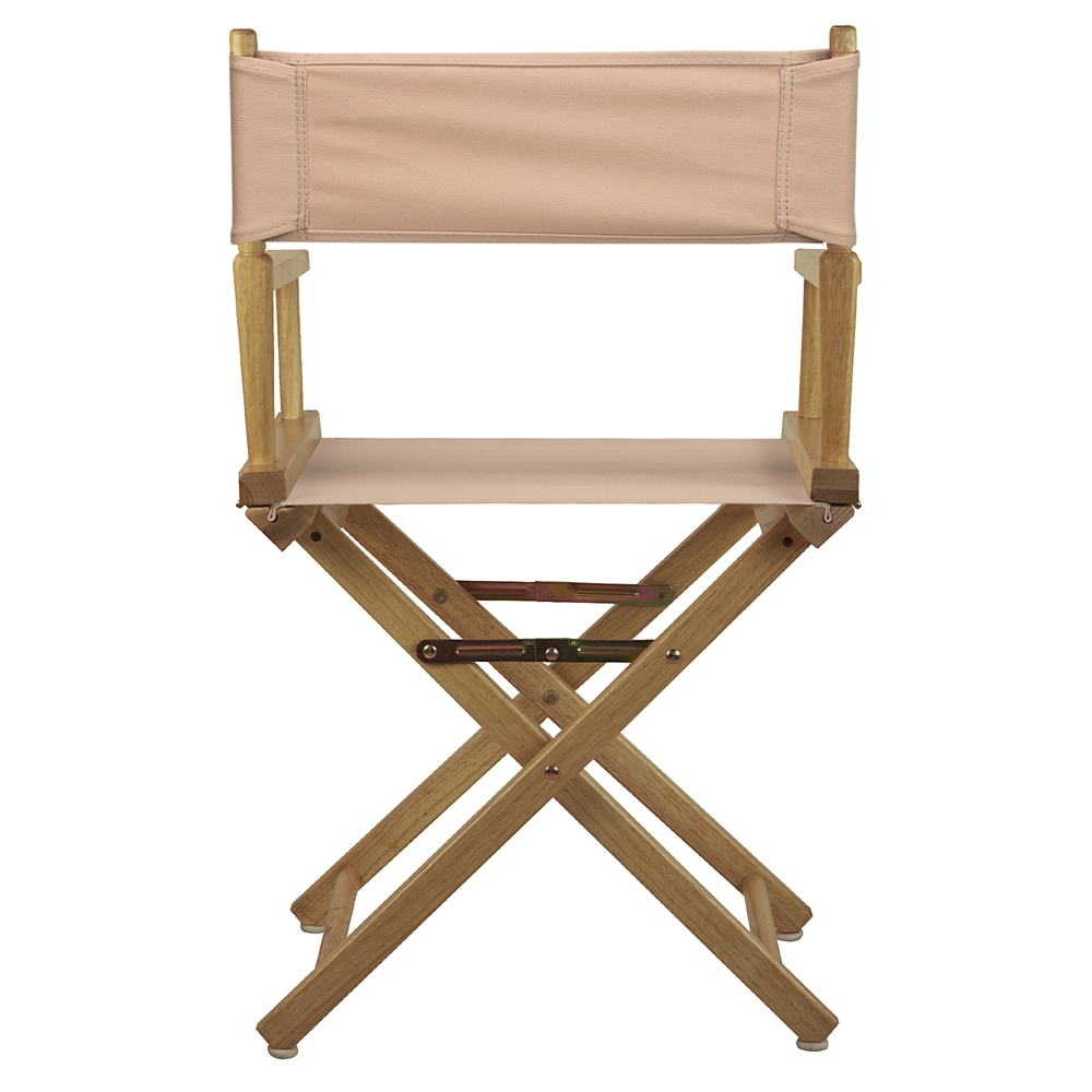 18" Director's Chair Natural Frame-Tan Canvas. Picture 4