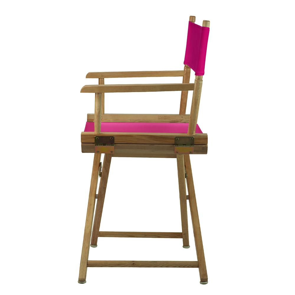 18" Director's Chair Natural Frame-Magenta Canvas. Picture 2