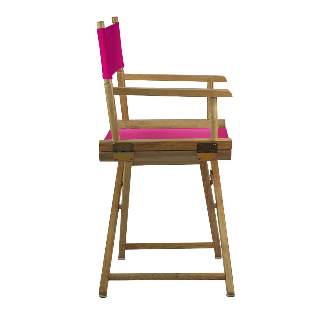 18" Director's Chair Natural Frame-Magenta Canvas. Picture 3