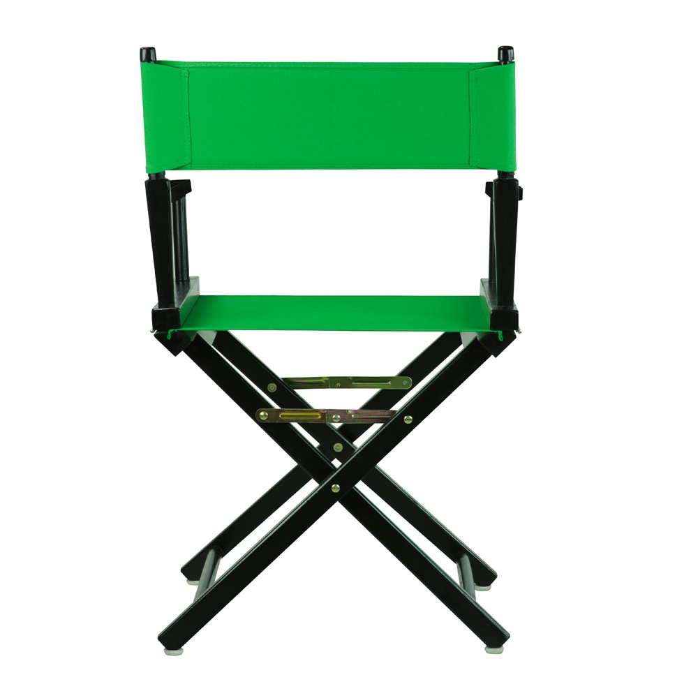 18" Director's Chair Black Frame-Green Canvas. Picture 4