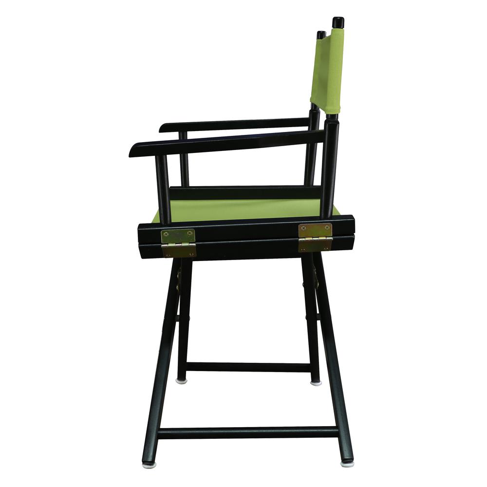 18" Director's Chair Black Frame-Lime Green Canvas. Picture 2