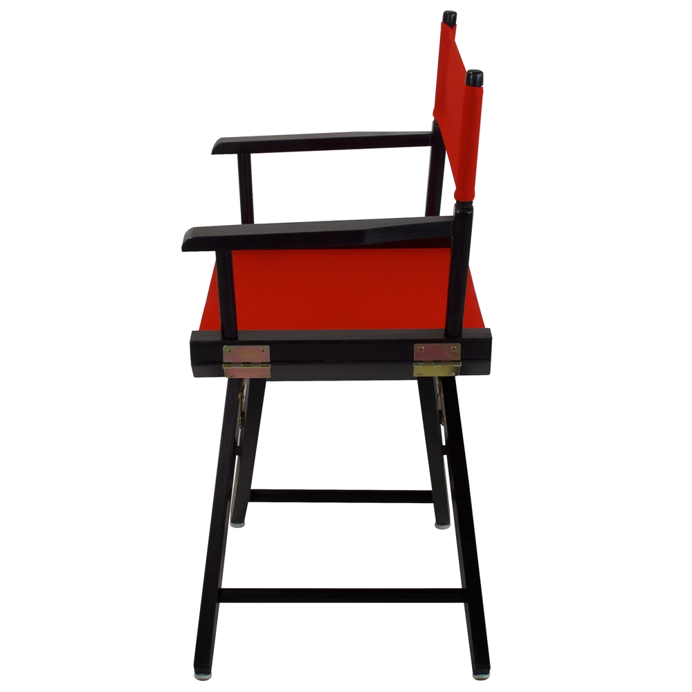 American Trails Extra-Wide Premium 18"  Directors Chair Black Frame W/Red Color Cover. Picture 2