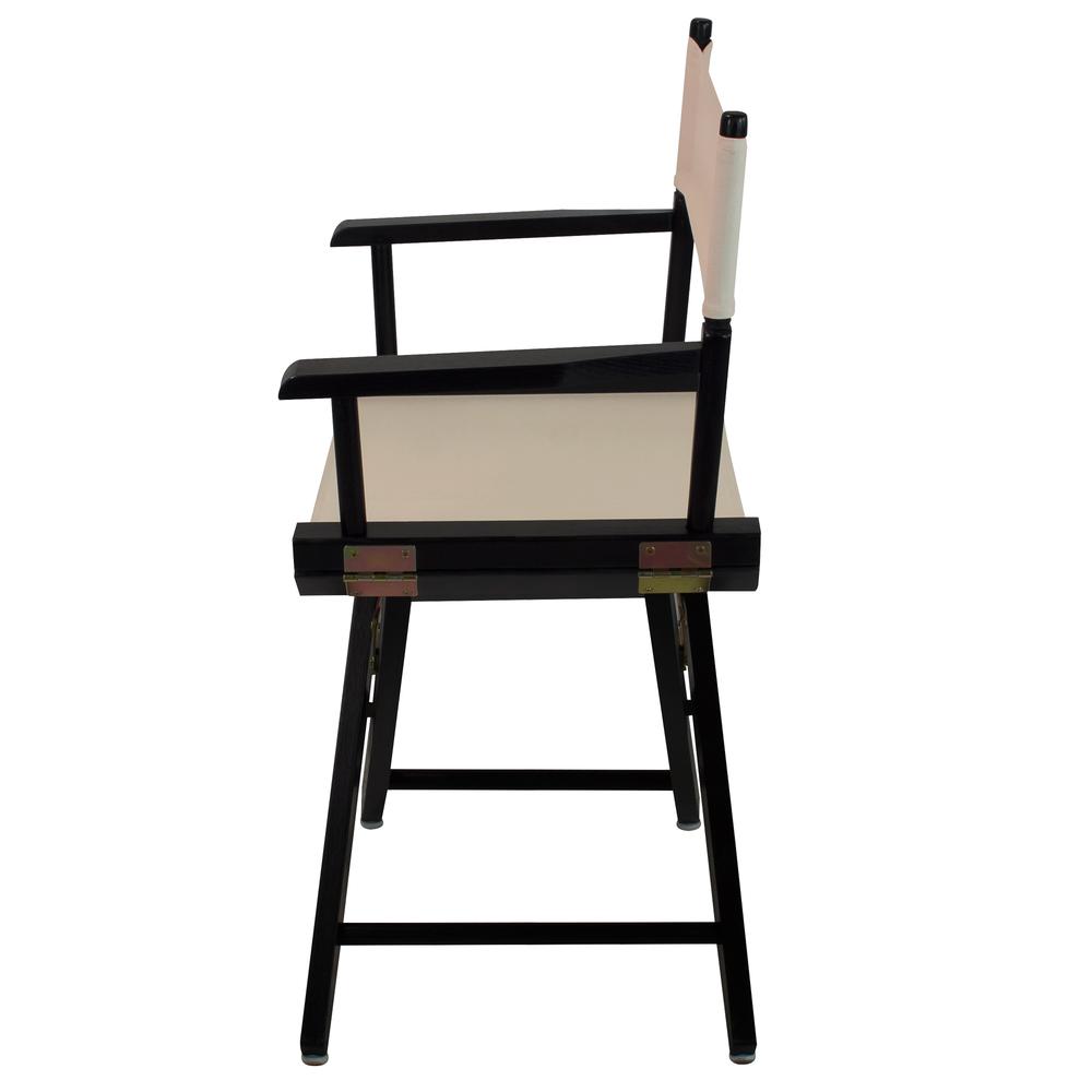American Trails Extra-Wide Premium 18"  Directors Chair Black Frame W/Natural Color Cover. Picture 2