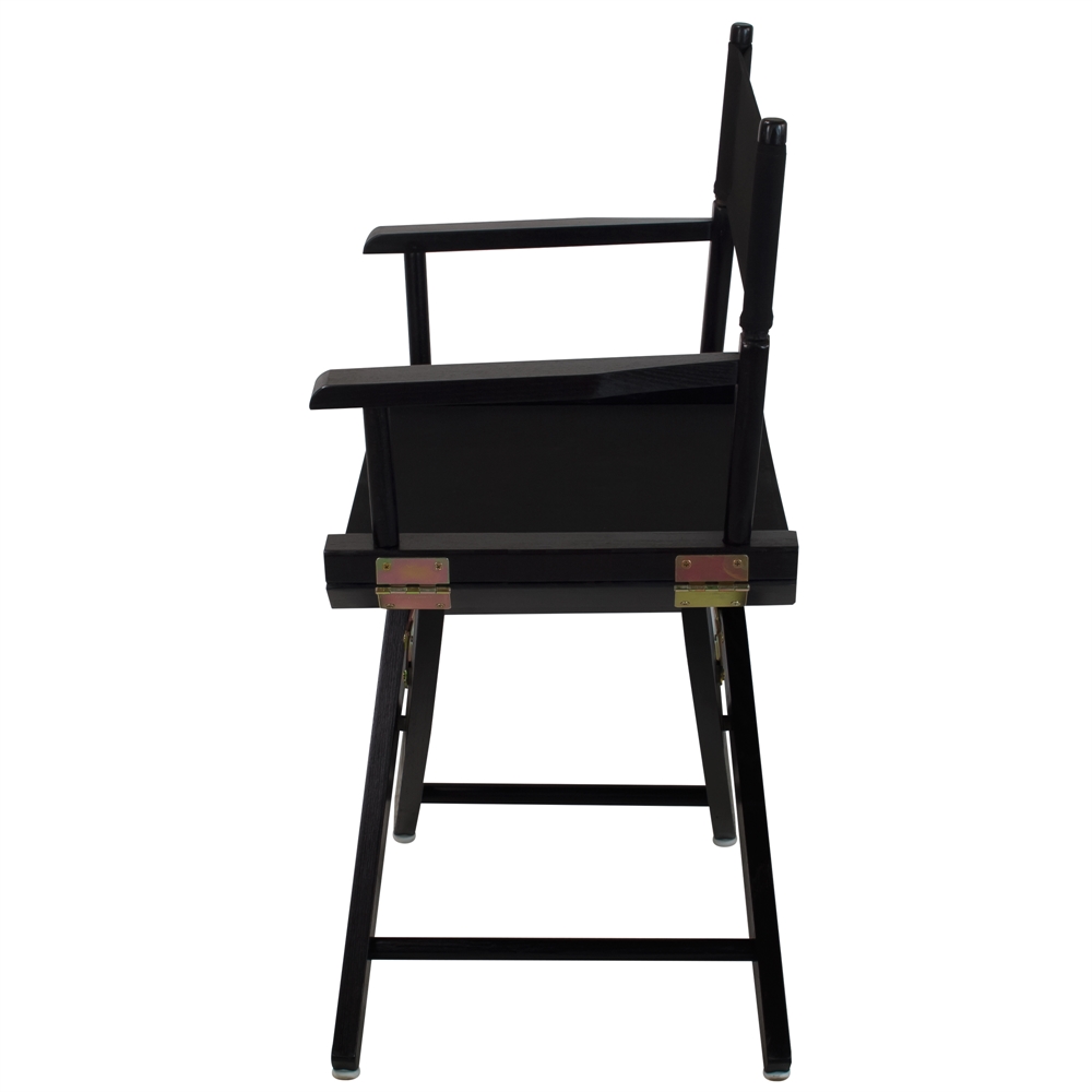 American Trails Extra-Wide Premium 18"  Directors Chair Black Frame W/Black Color Cover. Picture 2