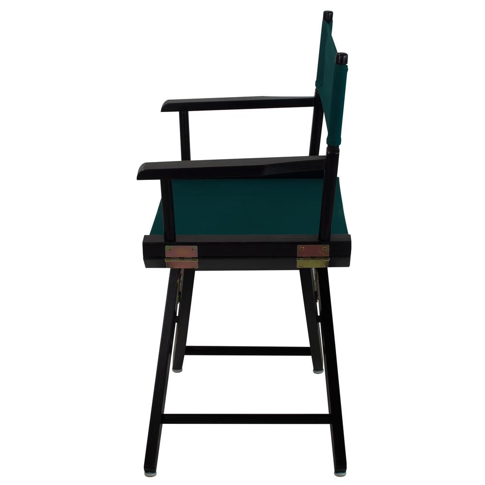 American Trails Extra-Wide Premium 18"  Directors Chair Black Frame W/Hunter Green Color Cover. Picture 2